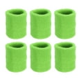 thumbnail image 1 of Uxcell 8x10cm Sport Wrist Bands Cotton Absorbent Athletic Sweatband, Light Green, 6 Pack, 1 of 6