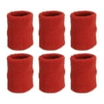 thumbnail image 1 of Uxcell 8x10cm Sport Wrist Bands Cotton Absorbent Athletic Sweatband, Red, 6 Pack, 1 of 6