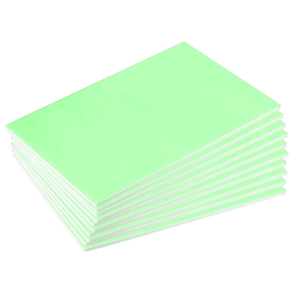 Uxcell 8x12" 200x300mm Foam Sheet for Crafts Foam Boards Foam Paper Sheets for Art, Green 10 Pack