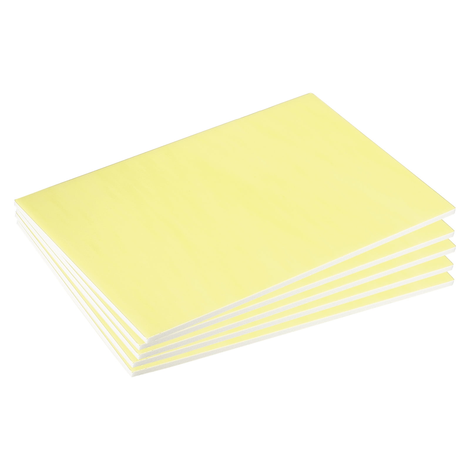 Uxcell 8x12 200x300mm Foam Sheet for Crafts Foam Boards Foam Paper Sheets  for Art, Yellow 10 Pack 