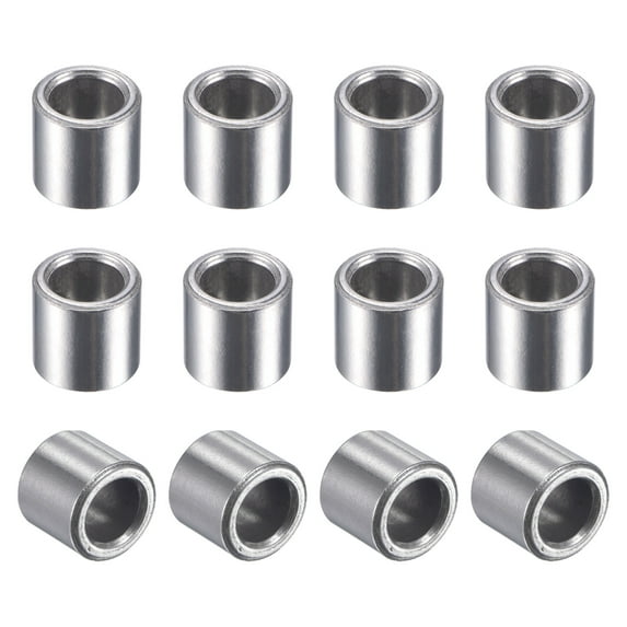 Uxcell 8x12x12mm Sleeve Bearings Sintered Iron Self-Lubricating Bushing 12 Pack