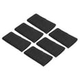 thumbnail image 1 of Uxcell 8x15cm Sport Wrist Bands Terry Absorbent Athletic Sweatband, Black 6 Pack, 1 of 6