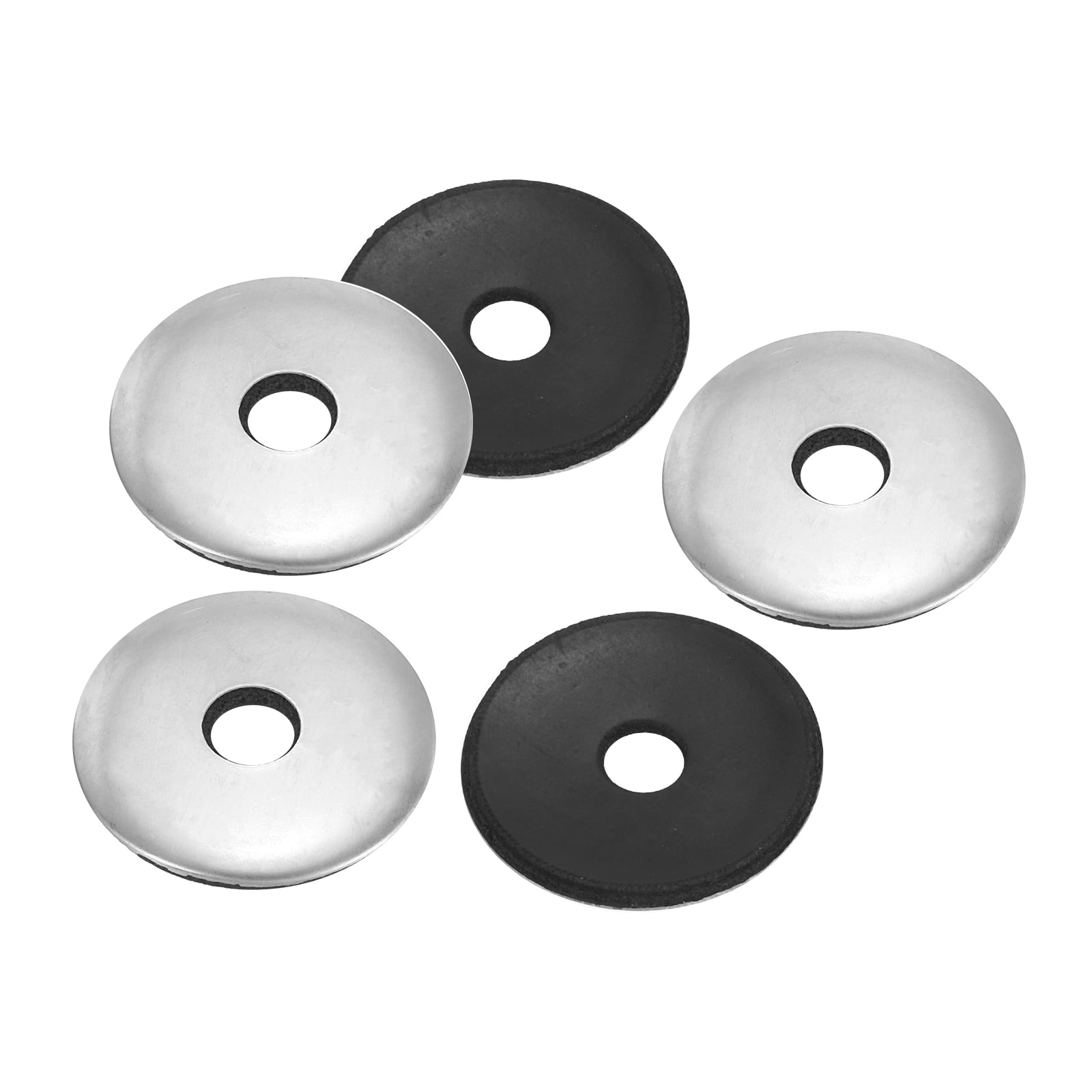 50 Stück Edelstahl EPDM Dichtungsscheiben 6,3x25mm - Verbunddichtungen Marine