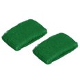 thumbnail image 1 of Uxcell 8x5cm Sport Wrist Bands Terry Absorbent Athletic Sweatband, Dark Green 2 Pack, 1 of 6