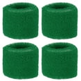 thumbnail image 1 of Uxcell 8x5cm Sport Wrist Bands Terry Absorbent Athletic Sweatband, Green 4 Pack, 1 of 8