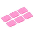 thumbnail image 1 of Uxcell 6Pcs 3.15x1.97" Sport Wristbands Terry Absorbent Tennis Sweatband Pink, 1 of 7