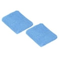 thumbnail image 1 of Uxcell 8x8cm Sport Wrist Bands Terry Absorbent Athletic Sweatband, Blue 2 Pack, 1 of 6
