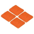 thumbnail image 1 of Uxcell 8x8cm Sport Wrist Bands Terry Absorbent Athletic Sweatband, Orange 4 Pack, 1 of 6