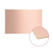 Uxcell 9.06x5.91x0.06 PCB Double-Sided Clad Laminate Circuit Prototyping PCB Board Copper Tone 1pcs