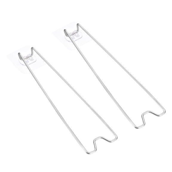 Uxcell 9.1" Adhesive Easel Back, 2 Pcs Metal Picture Frame Back Stand Photo Frame Easel Back Support for Crafts Art Frames Supplies Paintings Display, Silver Tone