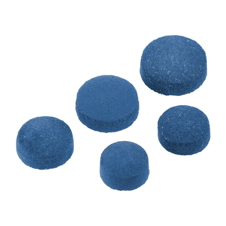 Uxcell 9/10/11/12/13mm Pool Cue Tips Snooker Billiard Cue Tips Pool Stick Tips, Blue 25 Pack