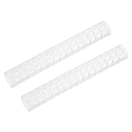 Uxcell 9.4" Plastic Plants Monstera Pole Indoor Climbing Plant Support White 2 Pack