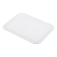 thumbnail image 1 of Uxcell 9.4x7" Fast Food Tray, Plastic Serving Tray Reusable Multi-Purpose Rectangle Tray White, 1 of 5