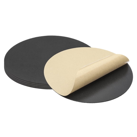 Uxcell 9.5 Inch EVA Furniture Pads, 5Pack 2mm Thick Sponge Foam Round Adhesive Non-slip Shockproof Protection Pad