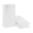 thumbnail image 1 of Uxcell Party Favor Paper Bags Kraft Paper Goodie Gift Bags for Wedding Birthday White 9.5x3.2x5.1 inch, 1 of 6