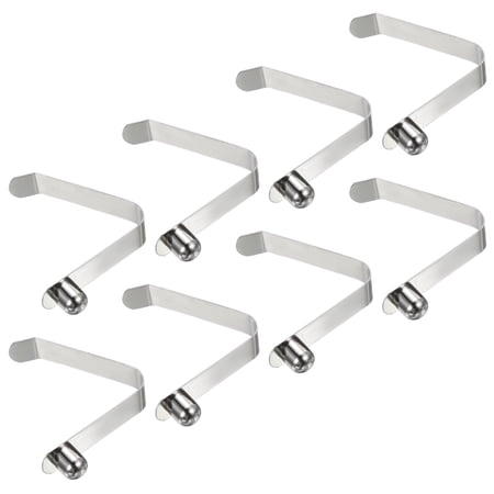 Uxcell 9.5x9mm Kayak Paddle Snaps, Solid Button Single Pin Lock Tube Spring Clips for Tent Pole, 8 Pack