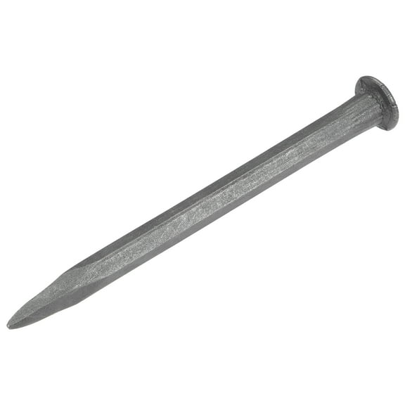 Uxcell 9.8" Pointed/Spear Carving Head Sand Blasting Medium Carbon Steel Masonry Chisel for Rock