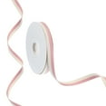 thumbnail image 1 of Uxcell 9.8 Yards x 0.4" Christmas Striped Ribbon, Ribbon Candy Ribbon Roll Fabric Wrapping Ribbon, Pink White, 1 of 6