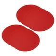 thumbnail image 1 of Uxcell 9.8-inch Round Cardboard Paper, 50 Pcs Blank Disc Circles Slices for Party Decorations DIY Craft, Red, 1 of 5