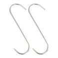 thumbnail image 1 of Uxcell 9.84" Meat Hooks, 0.24" Thick Stainless Steel S-Hook, Meat Processing Hanging 2Pack, 1 of 5