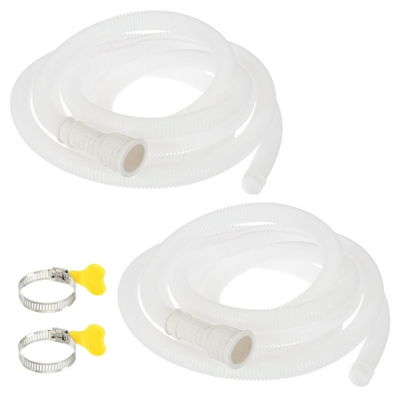 Uxcell 9.84ft Air Conditioner Drain Kit, Universal AC Drain Hose with Clamp for Mini-Split Window AC Unit, 2 Set