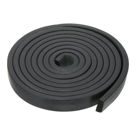 Uxcell 9.8Ft Weather Stripping Door Seal, 1"W x 3/8"T EPDM Rubber Foam Seal Strip