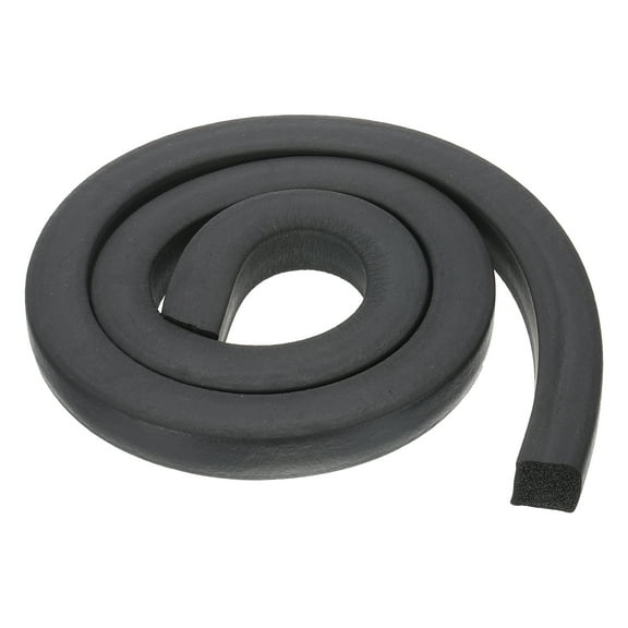 Uxcell 9.8Ft Weather Stripping Door Seal, 5/8"W x 5/8"T EPDM Rubber Foam Seal Strip