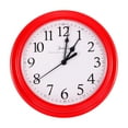 thumbnail image 1 of Uxcell 9 Inch Wall Clock Quartz Battery Operated Silent Round Wall Clocks Red, 1 of 6