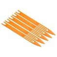 thumbnail image 1 of Uxcell 9# Plastic Netting Needle Shuttles Net Repair Mending Tool, Orange 5 Pack, 1 of 5