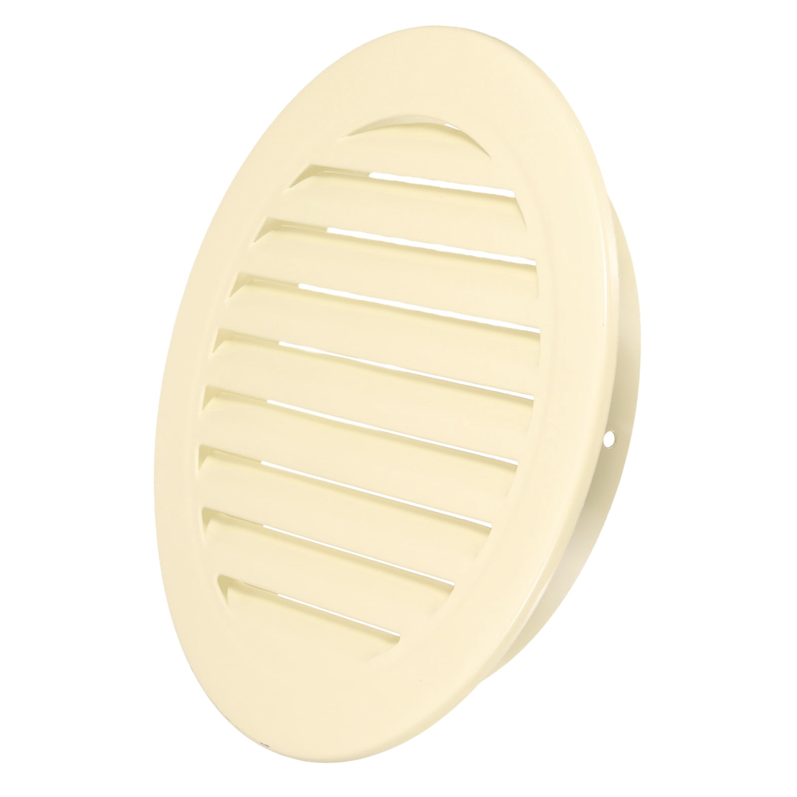 Uxcell 9" Round Air Vent, Louver Grille Cover Aluminum Alloy Soffit Vent HVAC Ventilation for Ceiling Wall Roofing Bathroom Kitchen Garage Duct Shed Garage, Beige