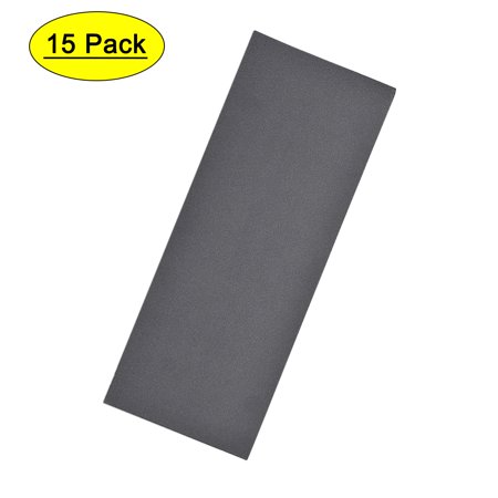 Uxcell 9" x 3.7" 600 Grit Silicon Carbide Waterproof Sandpaper 15 Pack