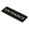 thumbnail image 1 of Uxcell 9"x3" ENTRANCE Sign Acrylic Self Adhesive Door Sticker Wall Sign Black, 1 of 5
