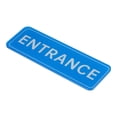 thumbnail image 1 of Uxcell 9"x3" ENTRANCE Sign Acrylic Self Adhesive Door Sticker Wall Sign Blue, 1 of 5