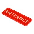 thumbnail image 1 of Uxcell 9"x3" ENTRANCE Sign Acrylic Self Adhesive Door Sticker Wall Sign Red, 1 of 5