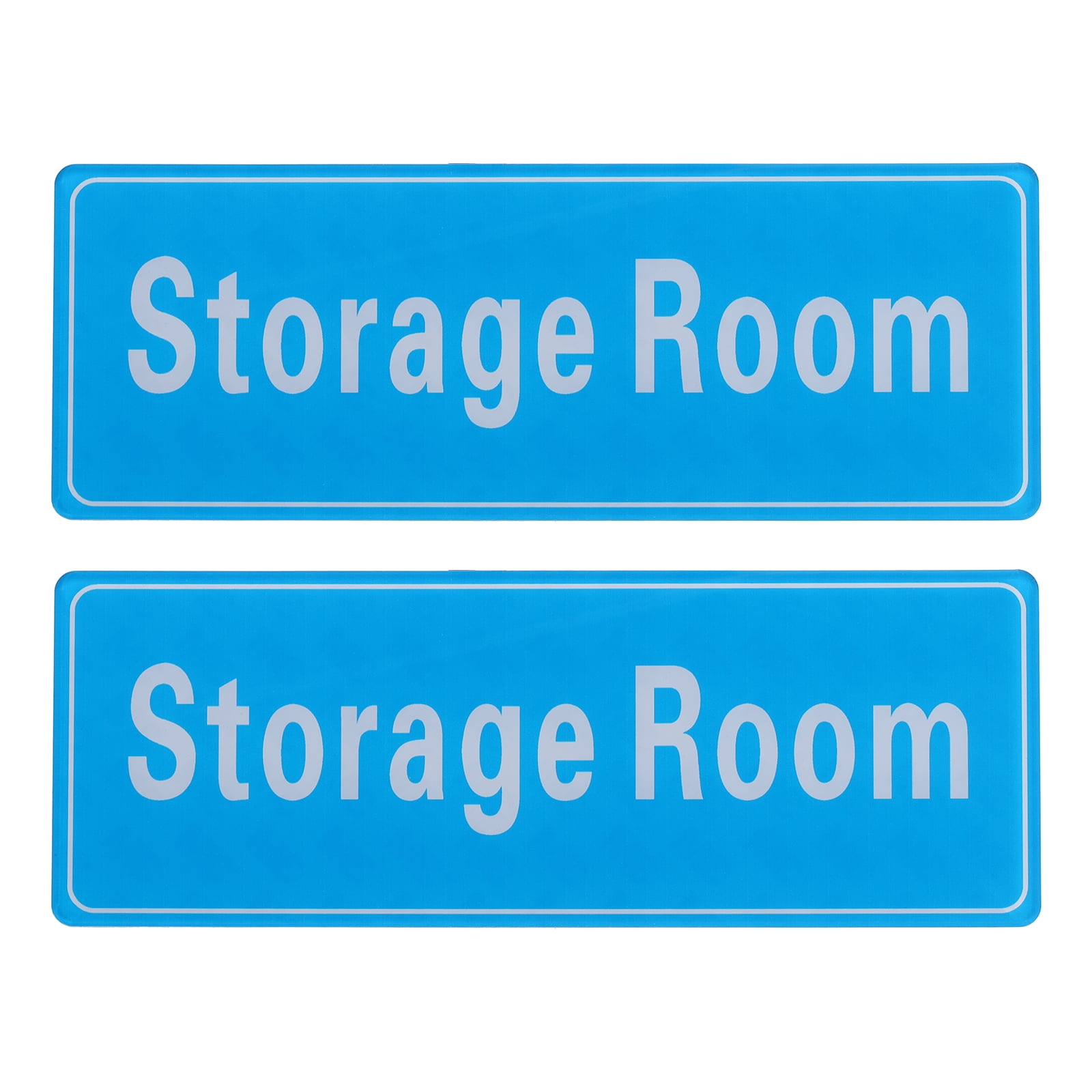 Uxcell 9"x3" Storage Room Sign, 2Pcs Room Door Sign Self-Adhesive Door ...
