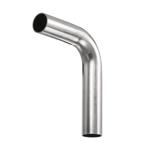 Uxcell 90 Degree Mandrel Bend Elbow, Exhaust Elbow Pipe 3/4" OD 3.15"x3.94" 304 Stainless Steel One-sided Extended Exhaust Pipe for Stair Handrail Car Modified Exhaust HVAC Welding