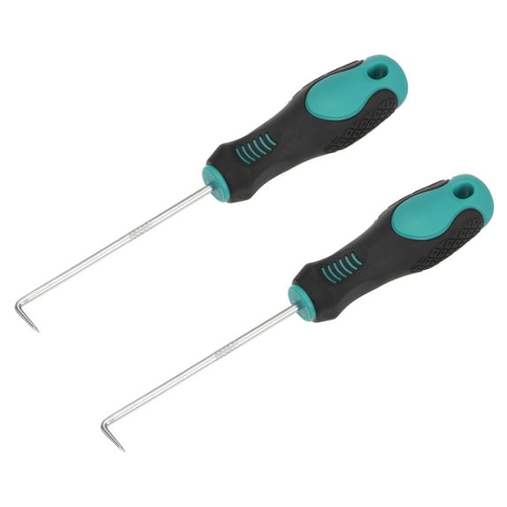 Uxcell 90 Degree Pick Hook 7.09" Puller Remover Removal Tool for Oil Seal/O-rings, Gasket, Hose 2Pack