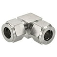 thumbnail image 1 of Uxcell 90 Degree Union Elbow 1/2" to 1/2" OD Tube Stainless Steel Compression Tube Fitting, 1 of 5