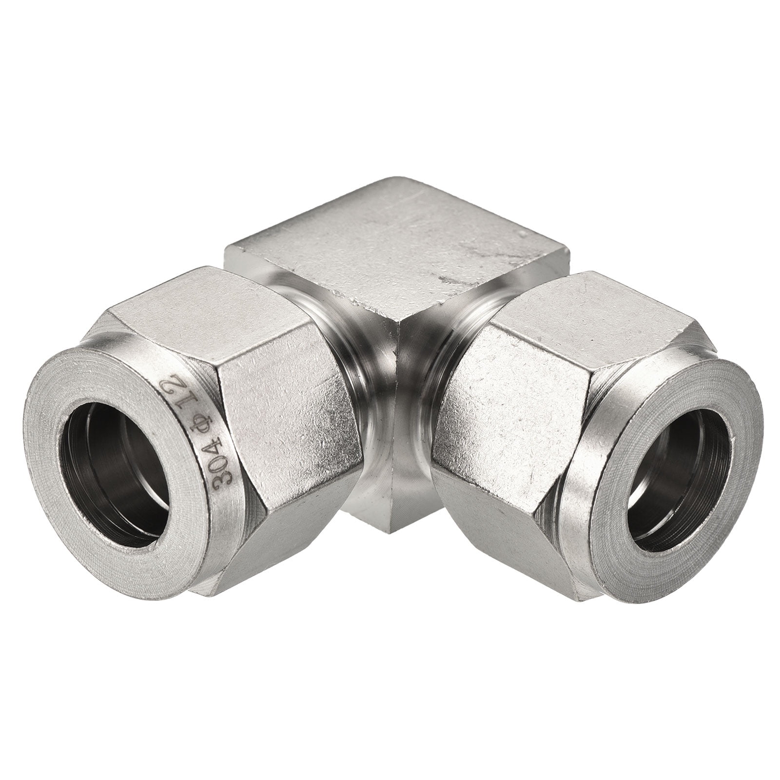 Uxcell 90 Degree Union Elbow 12mm to 12mm OD Tube Stainless Steel