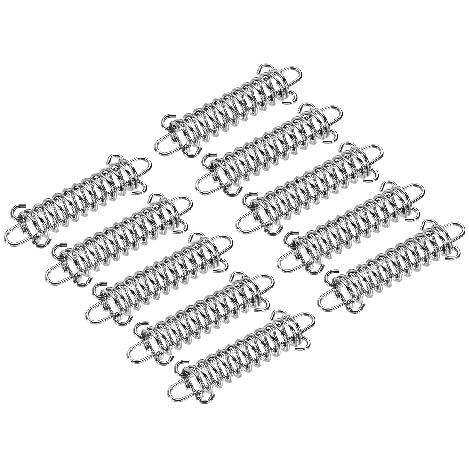 Spring Buckle Rope Uxcell 90x30mm Stainless Steel Tent Spring Buckle Rope Tensioner 10 ...