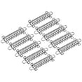 thumbnail image 1 of Uxcell 90x30mm Stainless Steel Tent Spring Buckle Rope Tensioner 10 Pack, 1 of 5