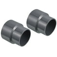 thumbnail image 1 of Uxcell Polyvinyl Chloride Reducer Pipe Fitting 3.54 inch x 2.95 inch 2 Pack Straight Coupling Adapter Connector Gray, 1 of 5