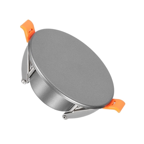 Uxcell 94mm / 3.7" Diameter Spring Ceiling Hole Cover Plate, Downlight Hole Trim Wall Mount Decorative Cap Access Panel for 2.2-3.4" Round Ceiling and Wall Openings, Dark Gray