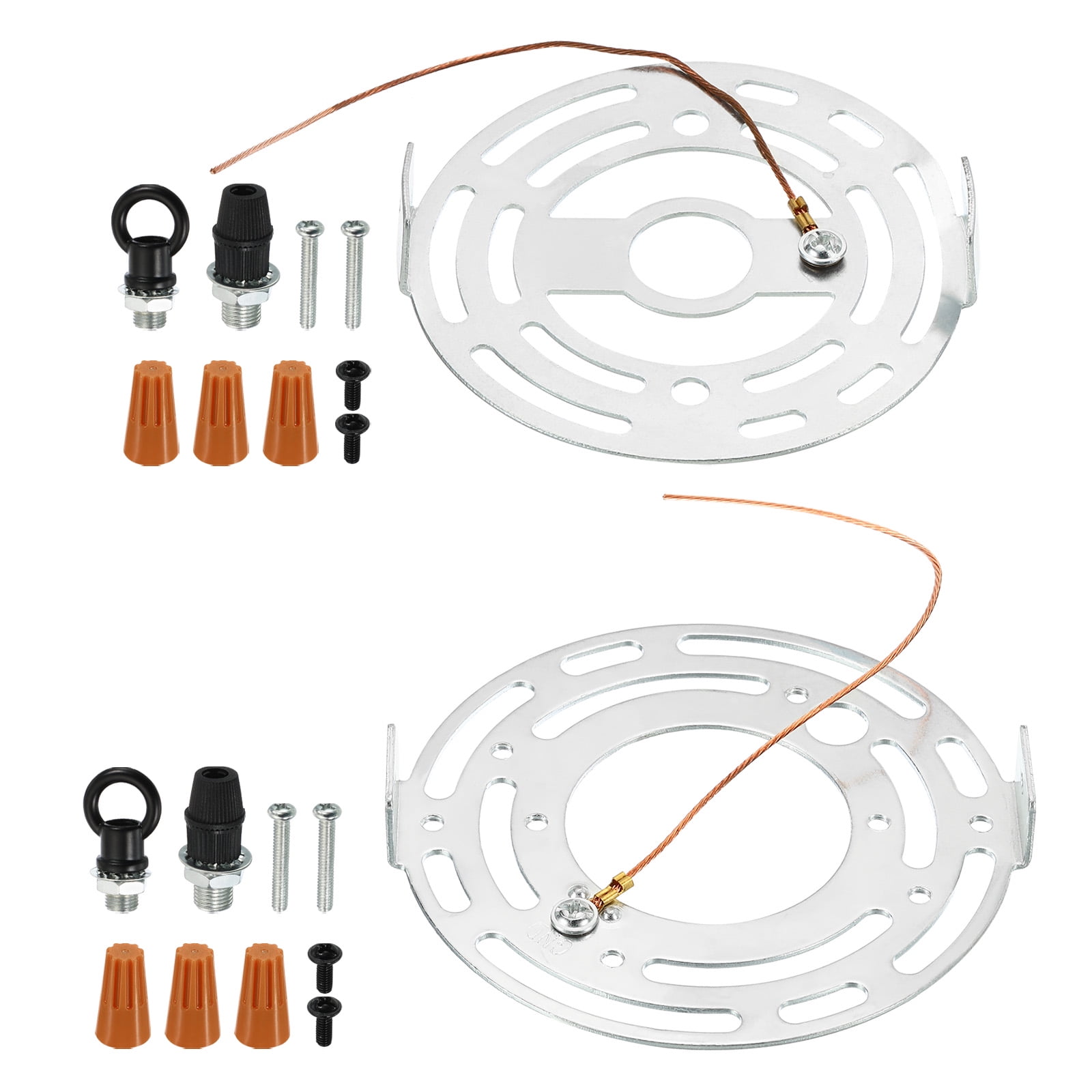 Uxcell 95mm 105mm Dia. Round Ceiling Light Plate Kit Lighting Fixture