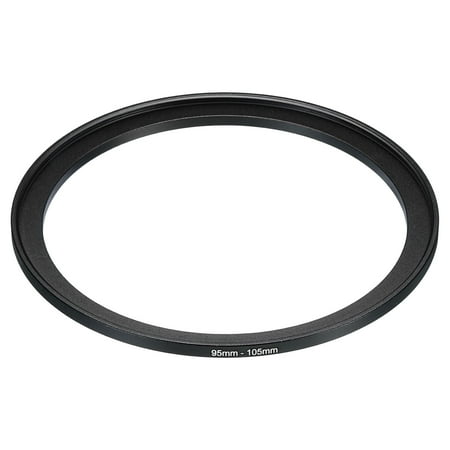 Uxcell 95mm-105mm Metal Step Up Ring, Camera Lens Filter Adapter Ring for Camera Lenses Hood, Black