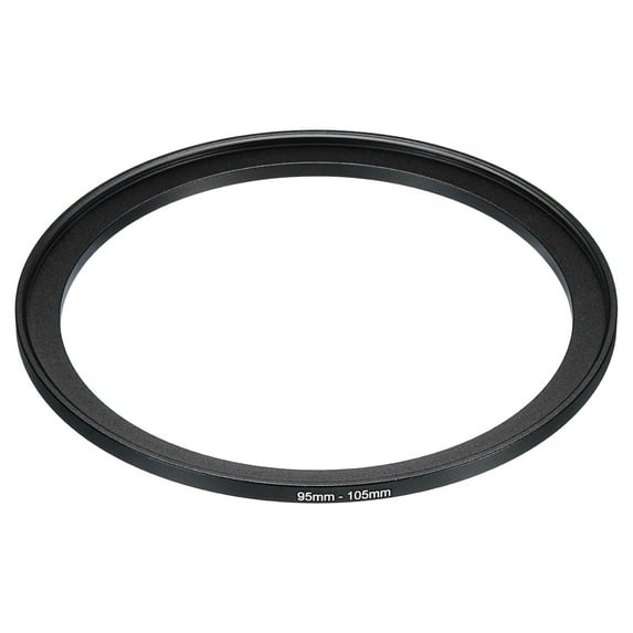 Uxcell 95mm-105mm Metal Step Up Ring, Camera Lens Filter Adapter Ring for Camera Lenses Hood, Black