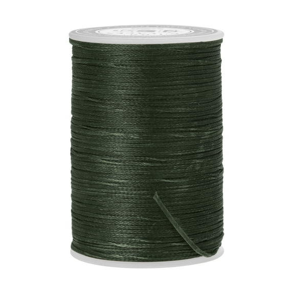 Uxcell 98 Yards 150D/0.8mm Leather Sewing Thread Polyester Waxed Cord, Kombu green