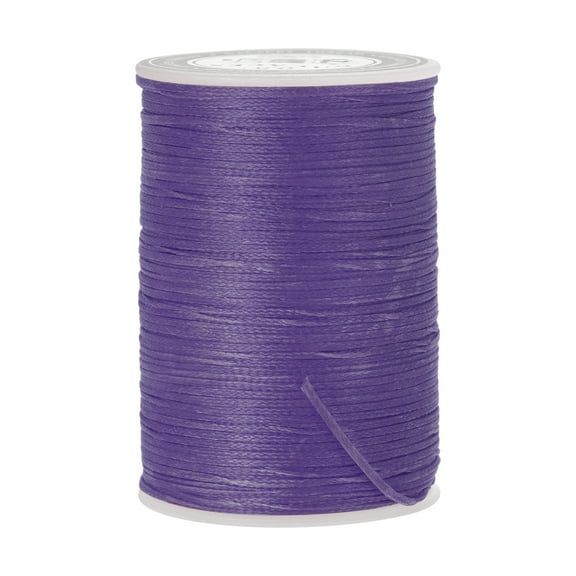 Uxcell 98 Yards 150D/0.8mm Leather Sewing Thread Polyester Waxed Cord, Medium Purple