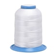 thumbnail image 1 of Uxcell 984 Yards 300D/0.38mm Extra Strong Bonded Polyester Thread (White), 1 of 6