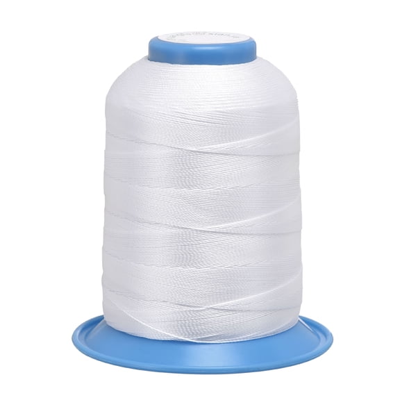 Uxcell 984 Yards 300D/0.38mm Extra Strong Bonded Polyester Thread (White)